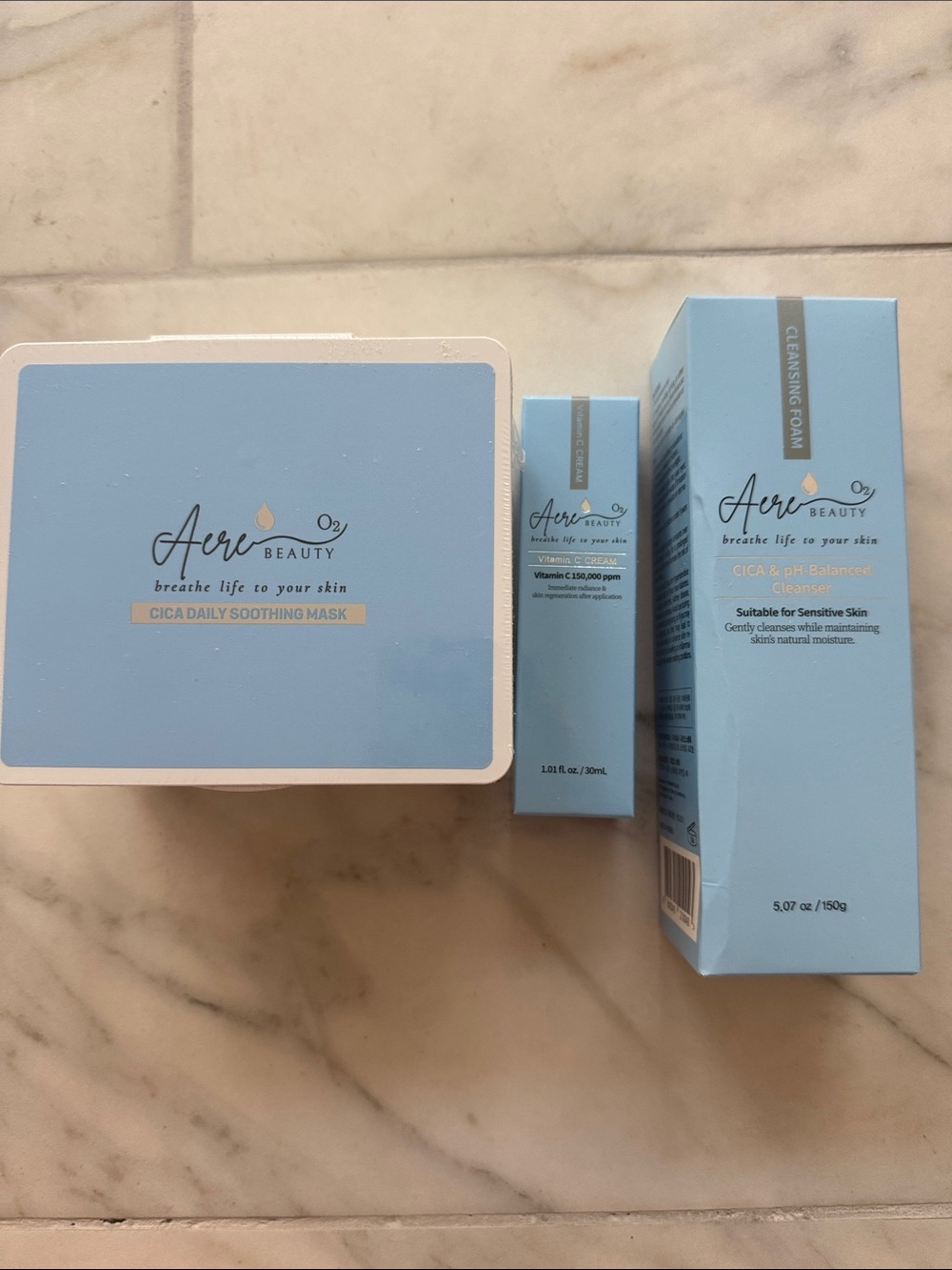 Acre Beauty 3pc Korean Skincare Set